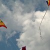 Flying kites, June 2013.
