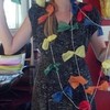For her birthday I made Julie an old-fashioned ribbon kite tail.