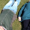 In the outfield at the Bulls stadium, March 2016.