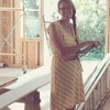 Julie took the house design and construction very seriously. June 2016.