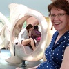 At the Seaglass Carousel in NYC, June 2018.