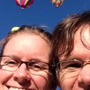 At the hot air balloon festival in Leon.
